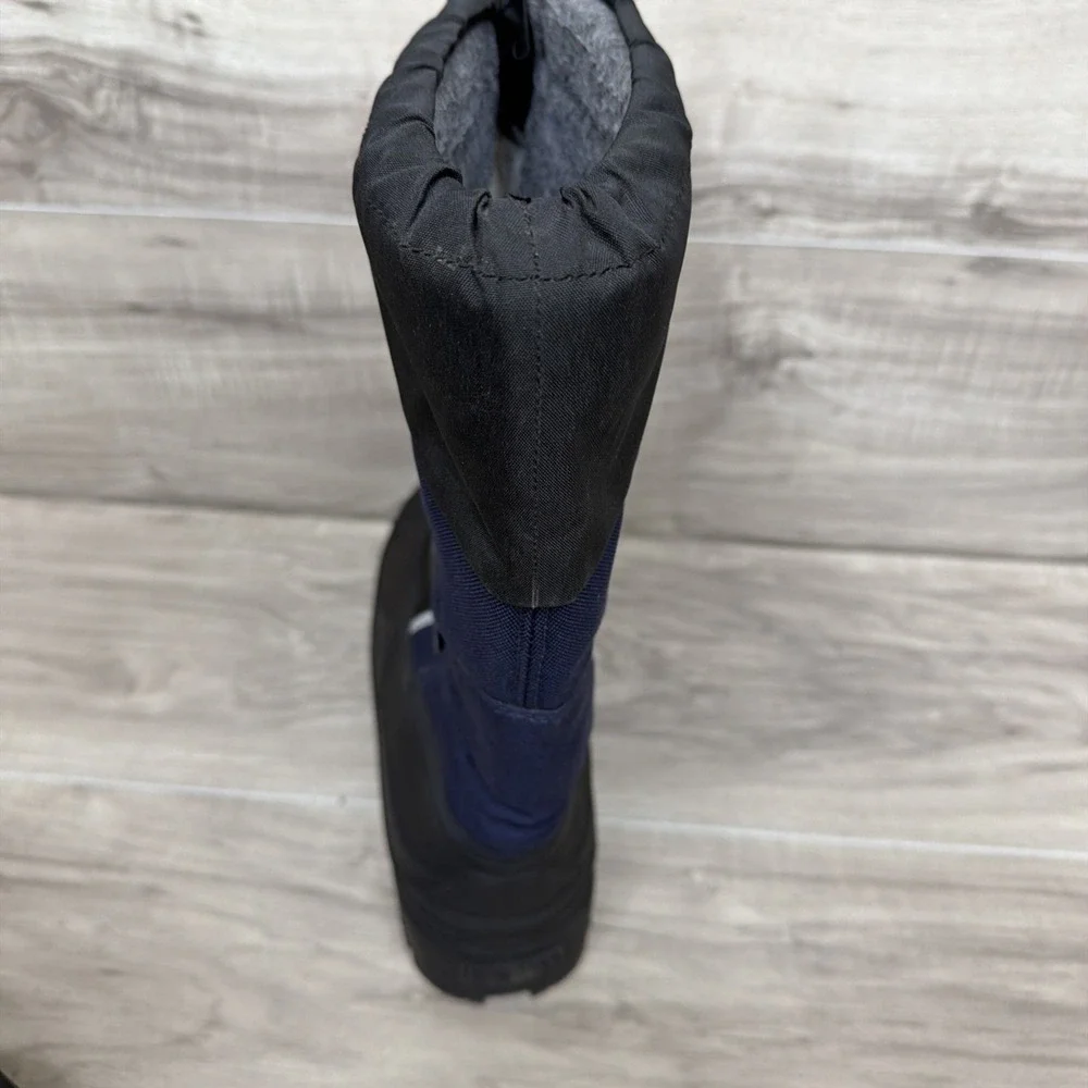 LL Bean Northwoods Snow Boots Boys Youth Size‎ 7 Felt Lined Waterproof Blue